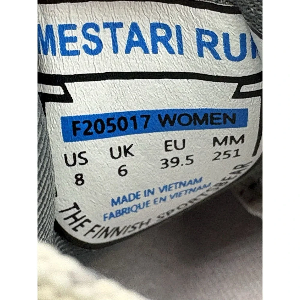 Karhu Mestari Run 2.0 Womens Sneakers Grey Purple Athletic Shoes Size 8